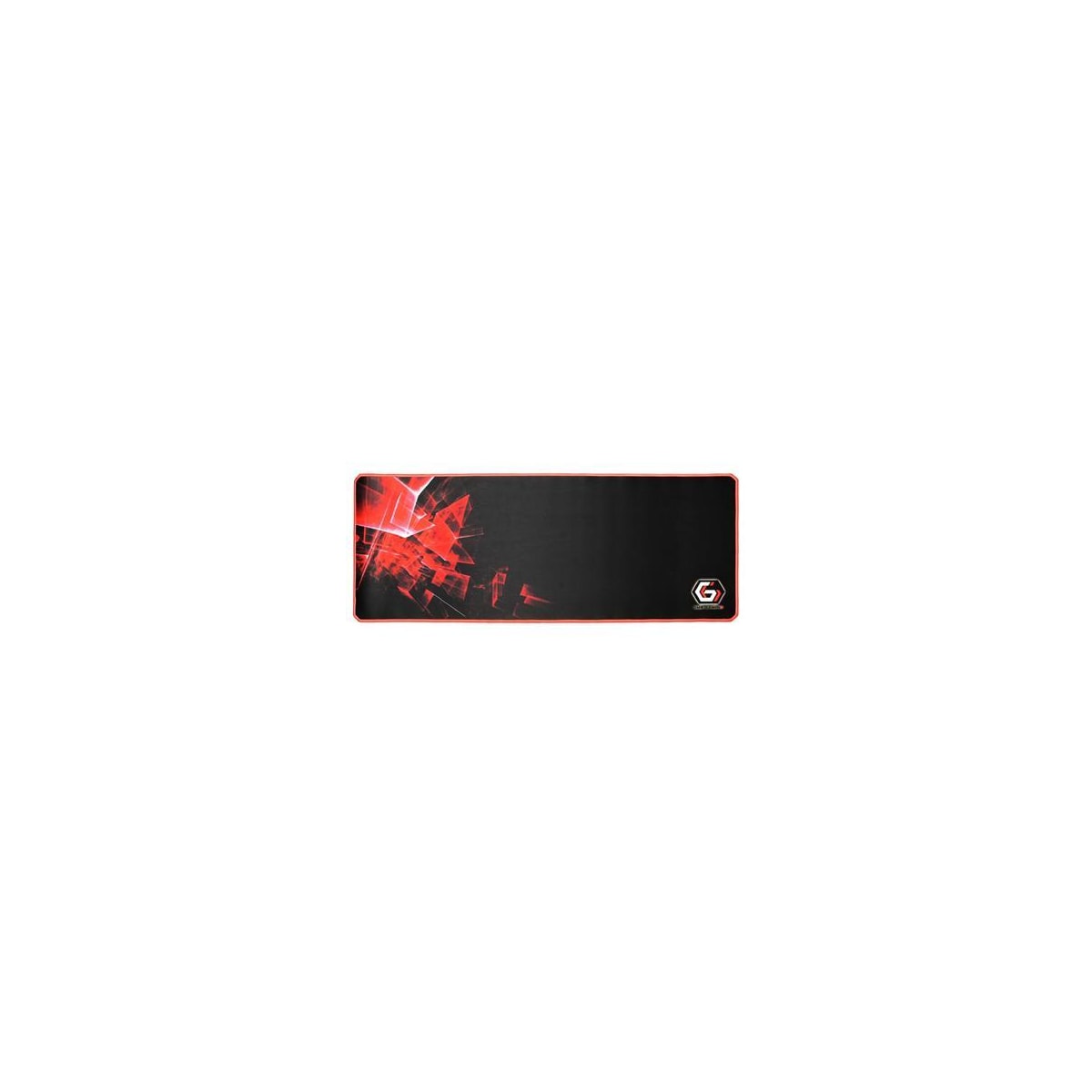 Gembird Gaming musematte PRO, ekstra stor, svart/rød, ekstra bred puteoverflate størrelse 350 x 900 mm