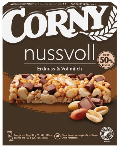 Corny Nussvoll Erdnuss und Vollmilch