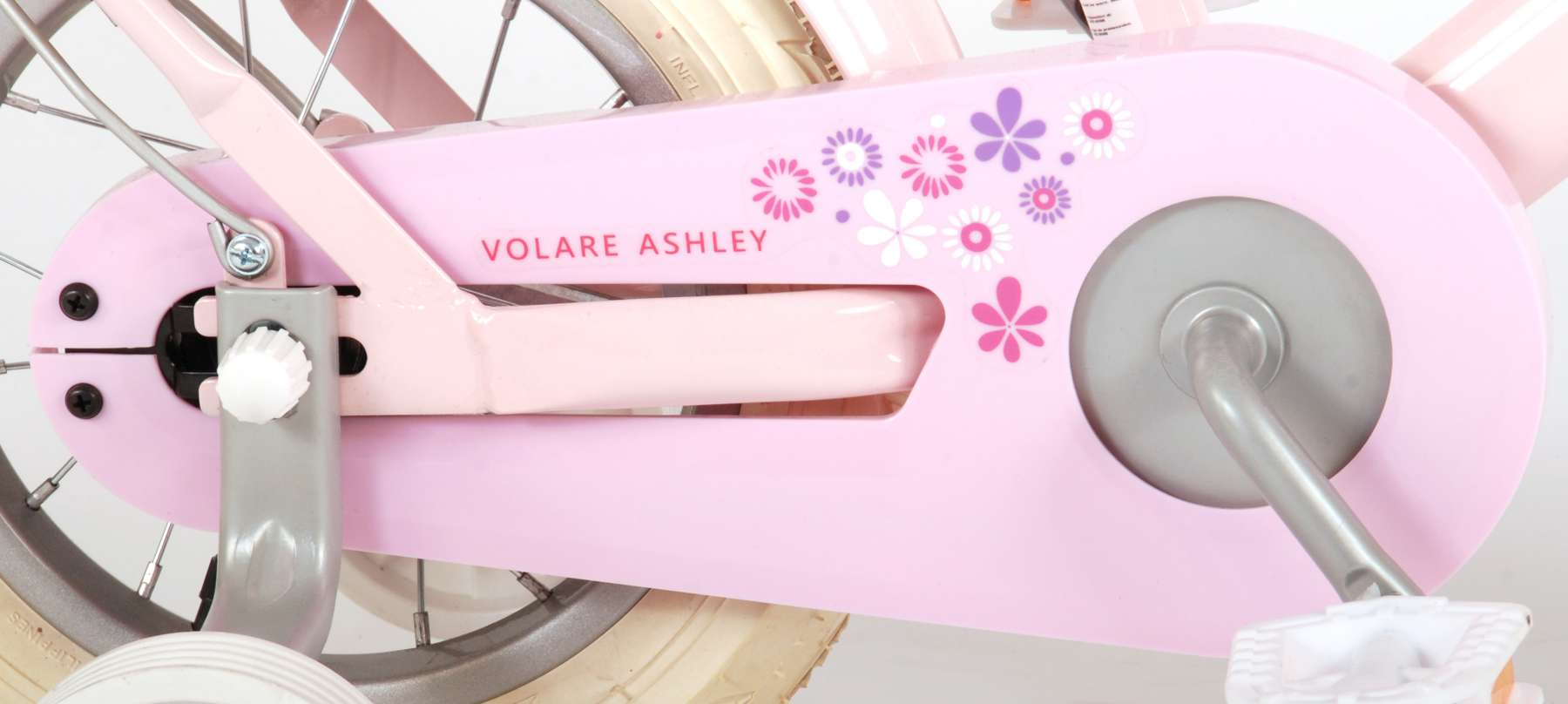 TPFSports Ashley Kinderfahrrad - Mädchen - 12 Zoll - Rücktritt + Handbremse - Weiß