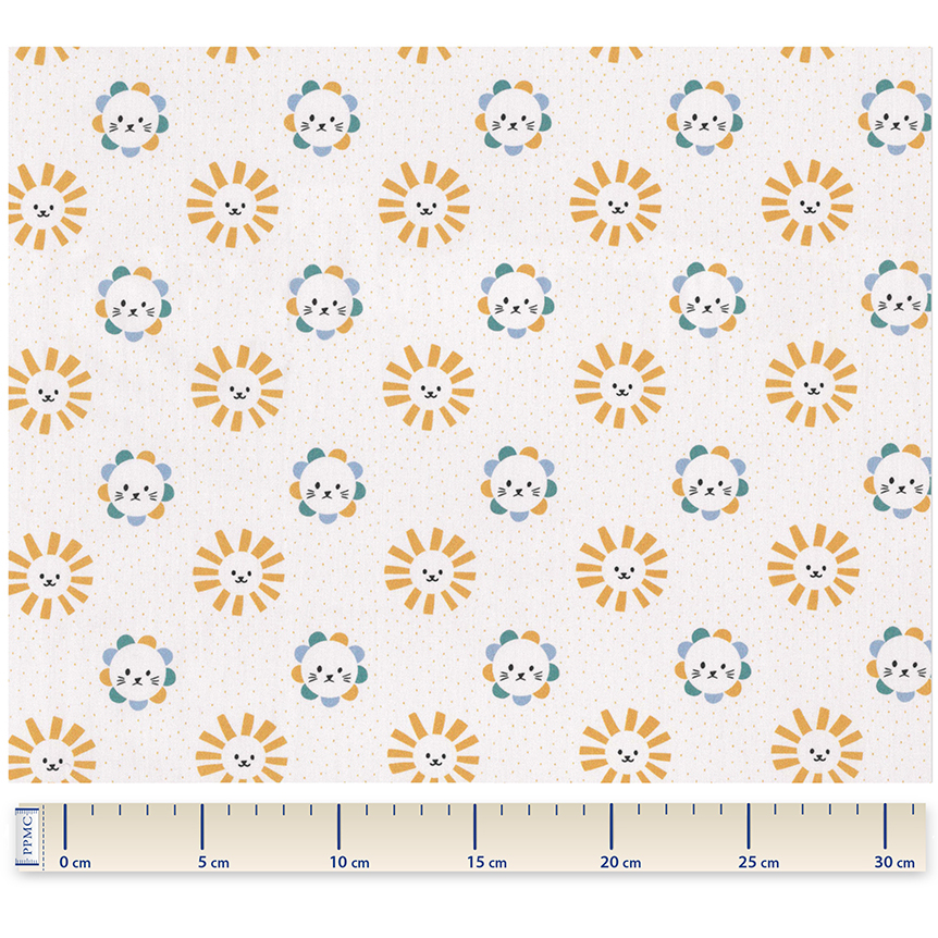 Tissu Coton Au Mètre Lionceau