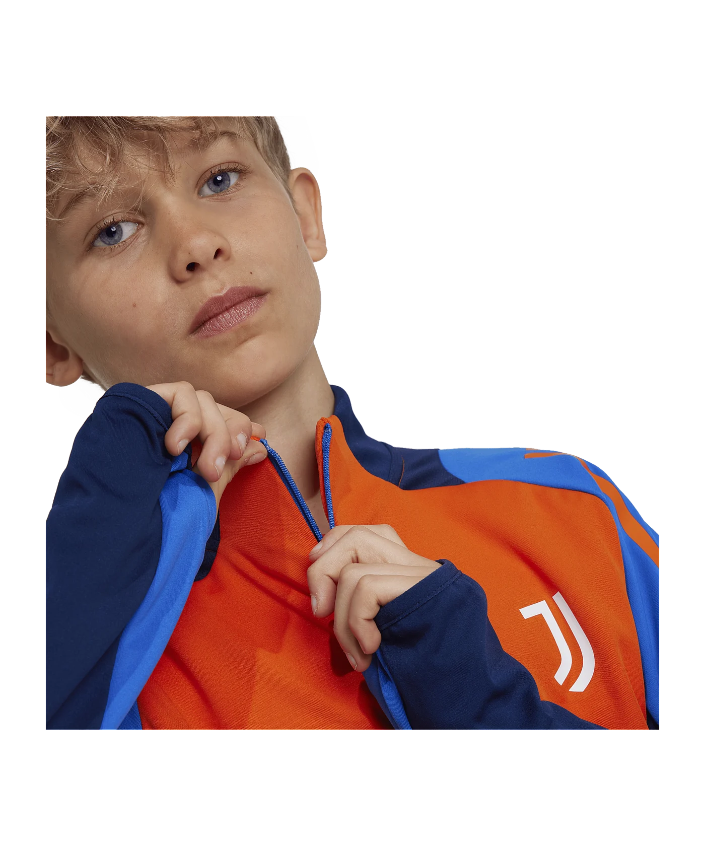 adidas Juventus Turin Sweatshirt Kids Orange