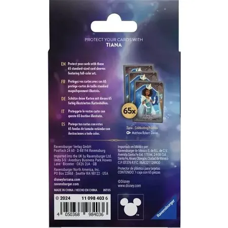 Ravensburger Disney Lorcana: Himmelsleuchten - Kartenhüllen Tiana