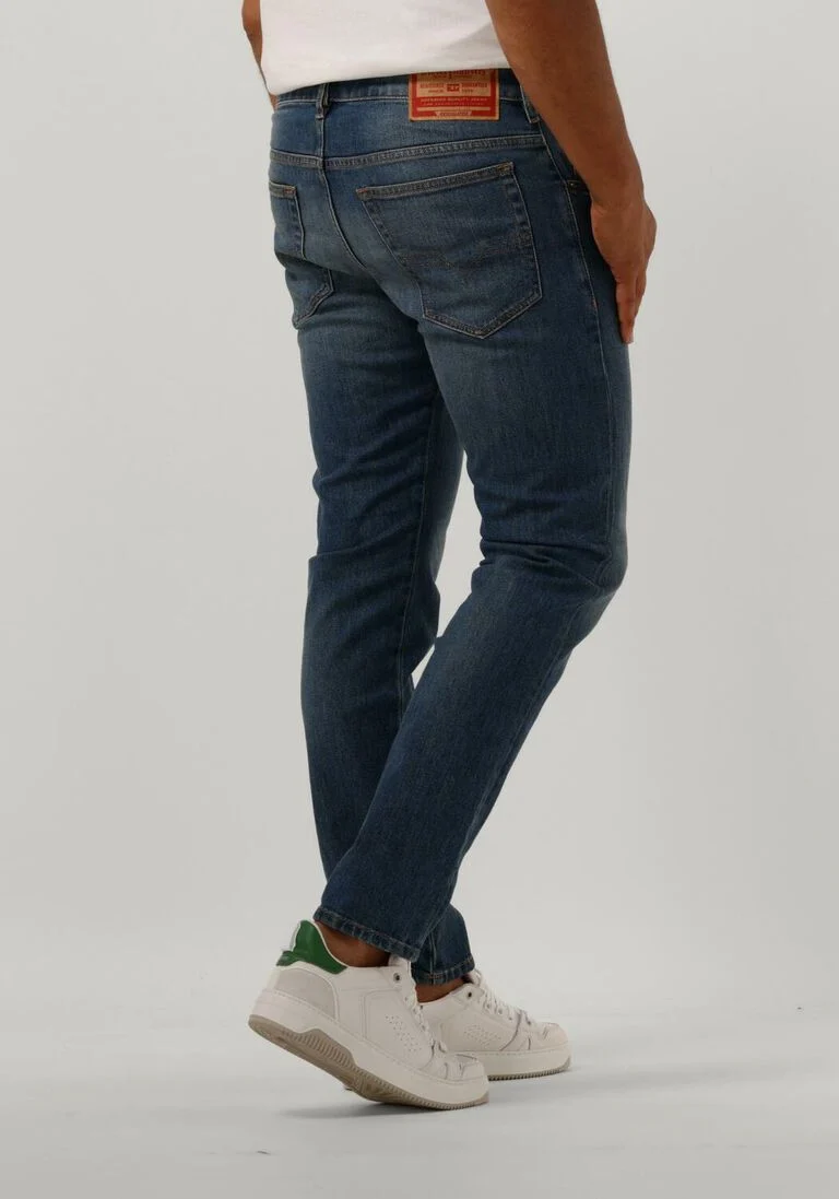 DIESEL blauwe diesel straight leg jeans d-yennox