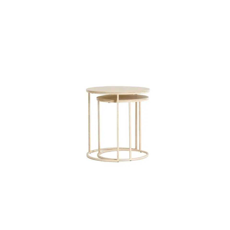 Light & Living - Sadar bijzettafel set van 2 Ø50x40 Ø52x46 cm -