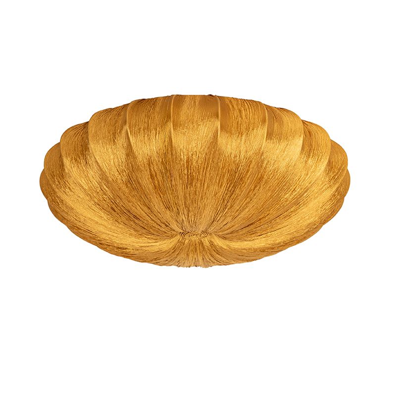 Japandi plafondlamp goud 60cm 5-lichts - Plu