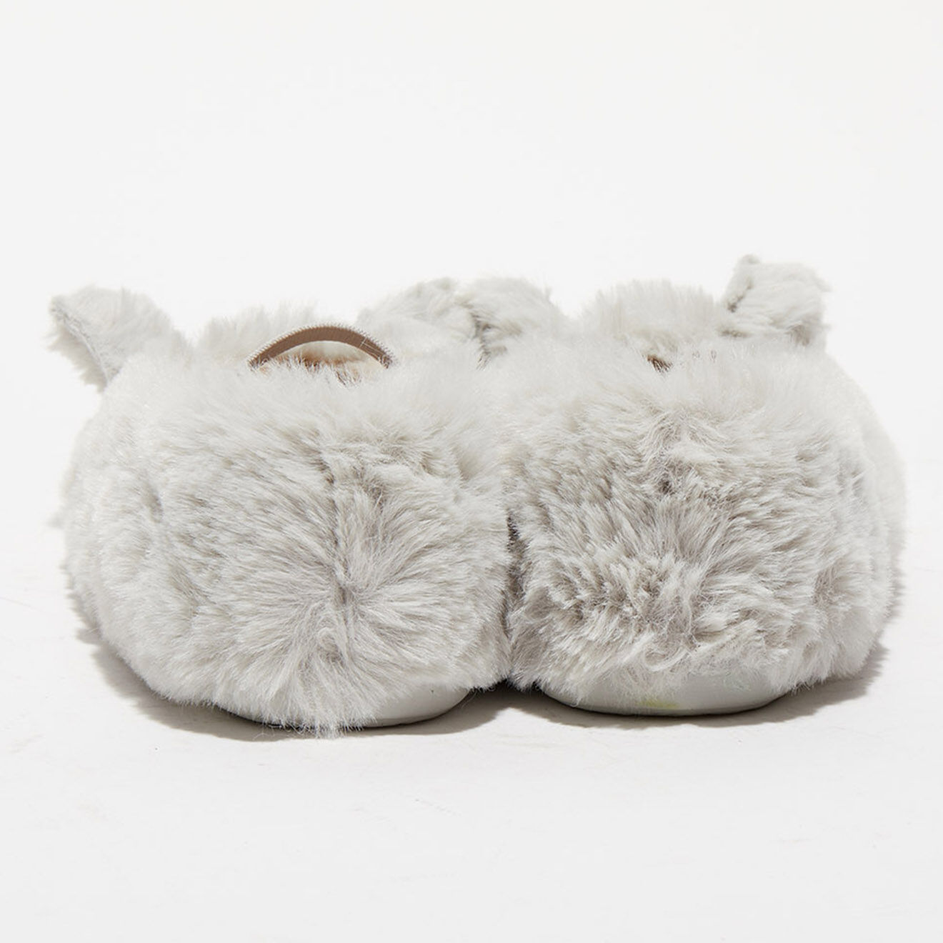 Victoria Chaussons Lapin en fausse fourrure gris