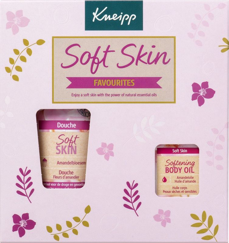Kneipp - Soft Skin Geschenkset - Amandelbloesem - Douchegel en Huidolie