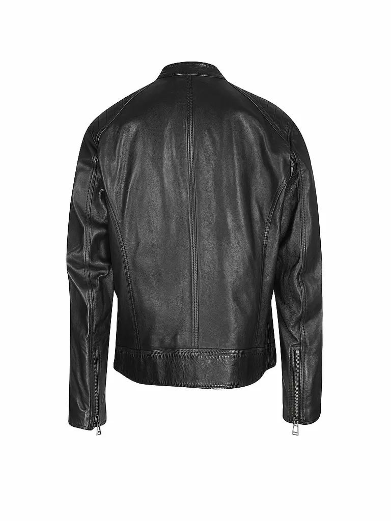 BELSTAFF Lederjacke V-Racer schwarz