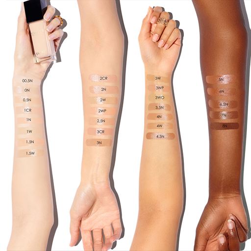 Dior Forever Skin Glow 24H Hydrating Radiant Foundation, 00,5N