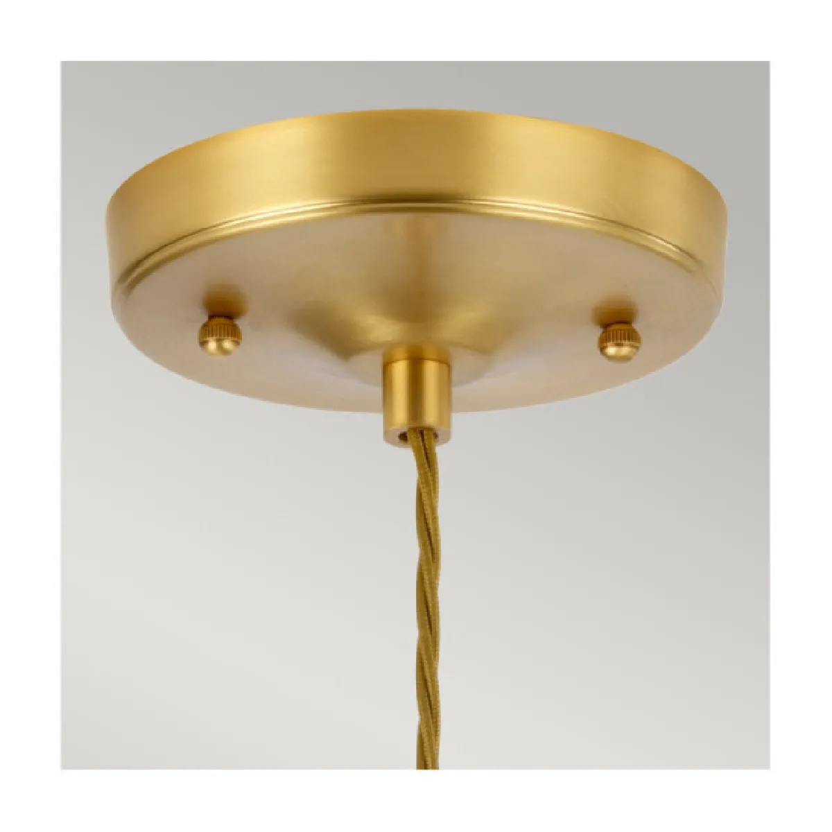 Elstead Lighting Suspension Tiber Acier,verre optique torsadé Laiton brossé