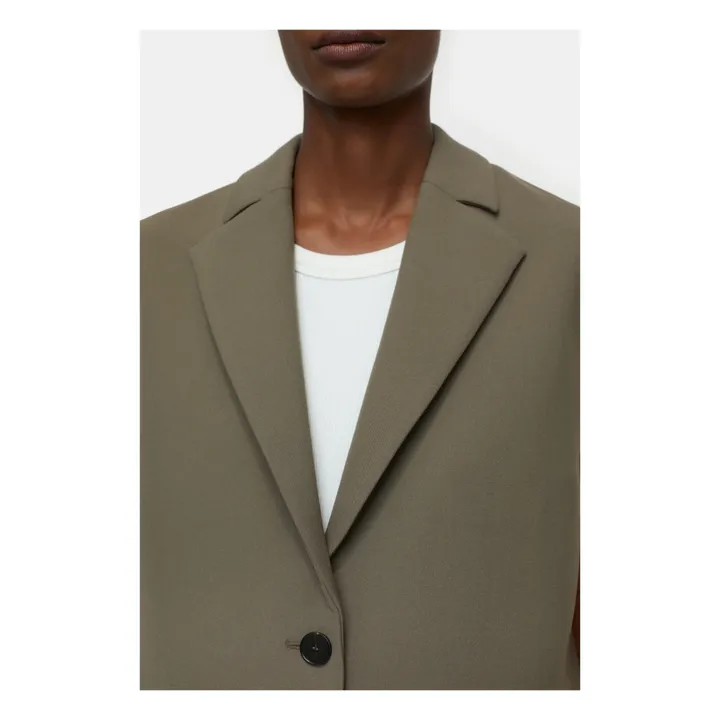 Closed Blazer Sans Manches | Vert kaki