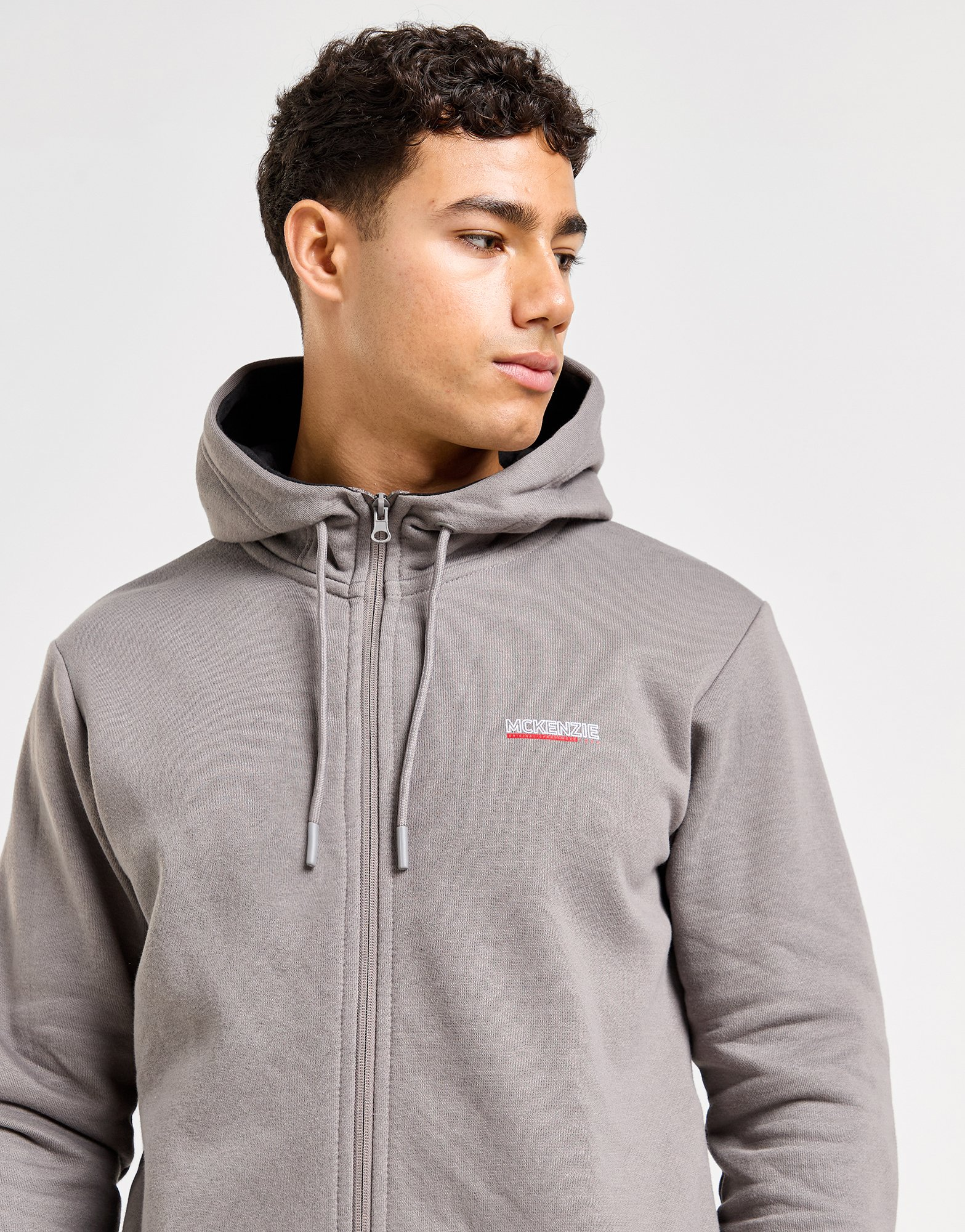 McKenzie Sweat à Capuche Zippé Oversized Essential Homme