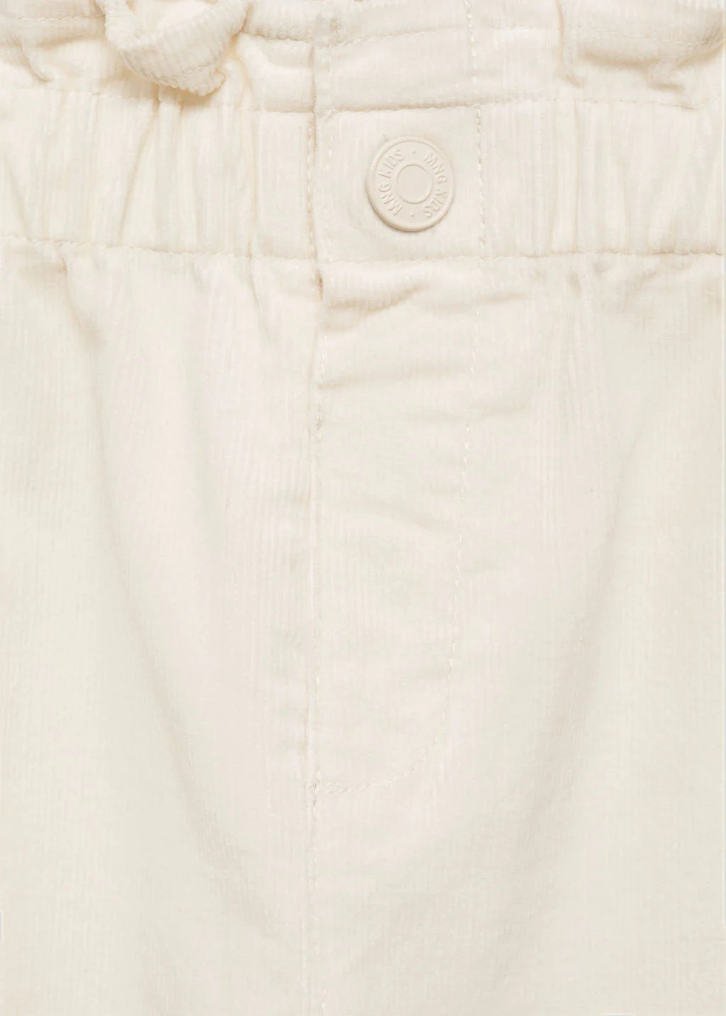 Mango Kids corduroy broek lichtbeige