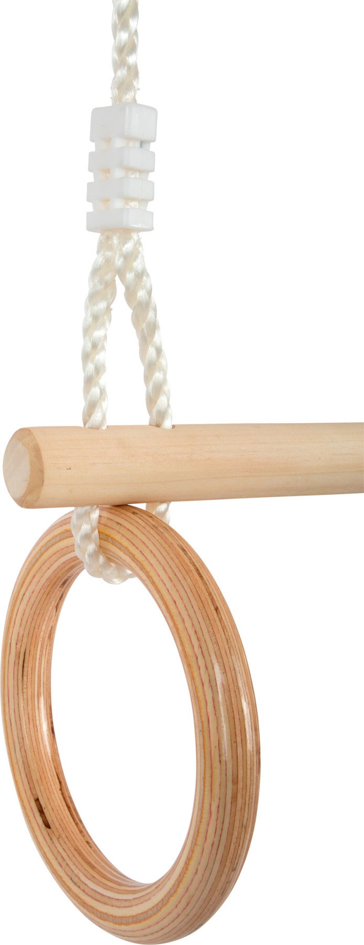 small foot Trapez mit Turnringen aus Holz