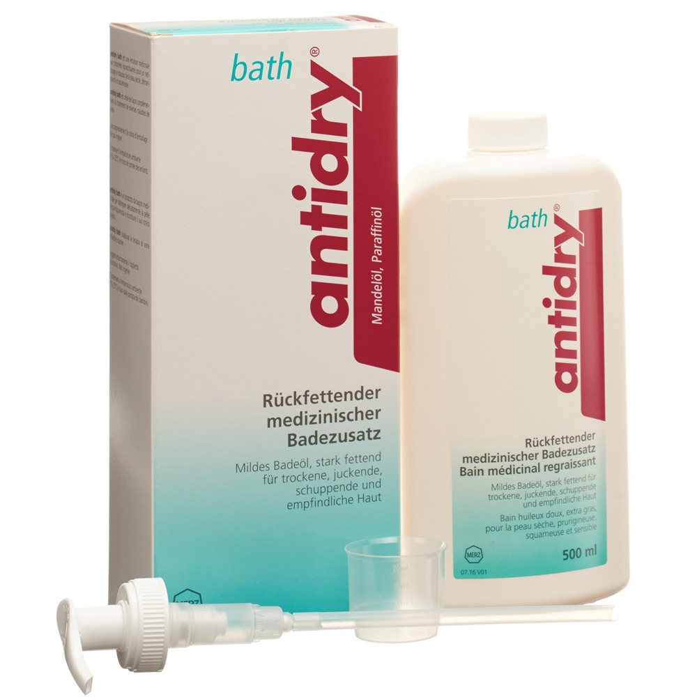 ANTIDRY bath ölige Lösung<br>500 ml, Badezusatz