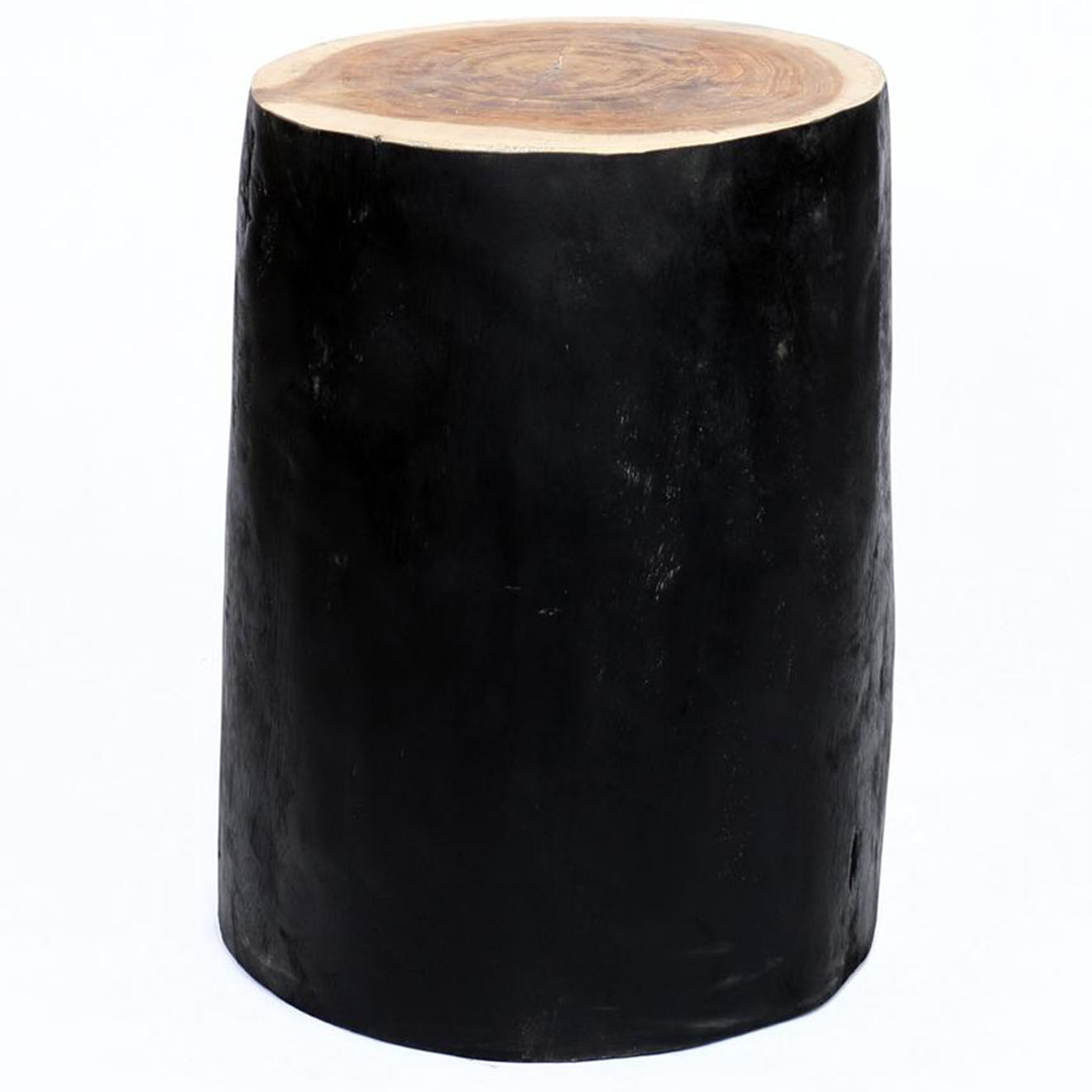 Bazar Bizar Tabouret Tribe beige/noir - 30x30x40 cm