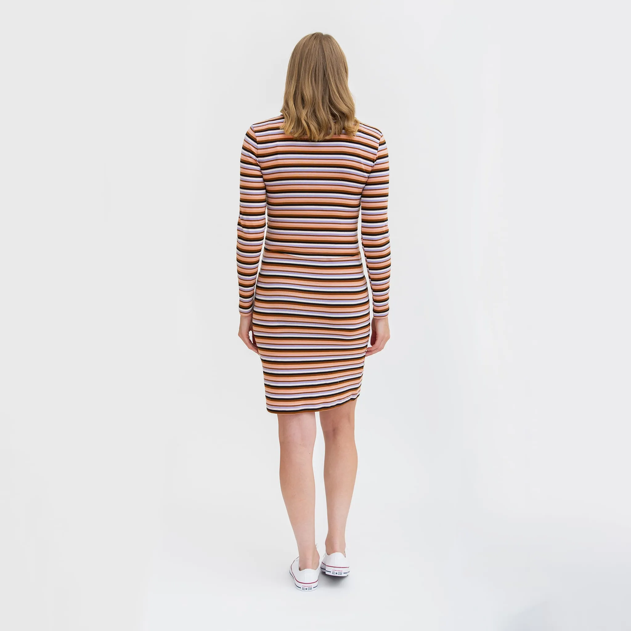 Bella Maternité Robe Rayée Maternité