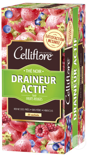 Celliflor Draineur Actif Thé Noir 25 Sachets