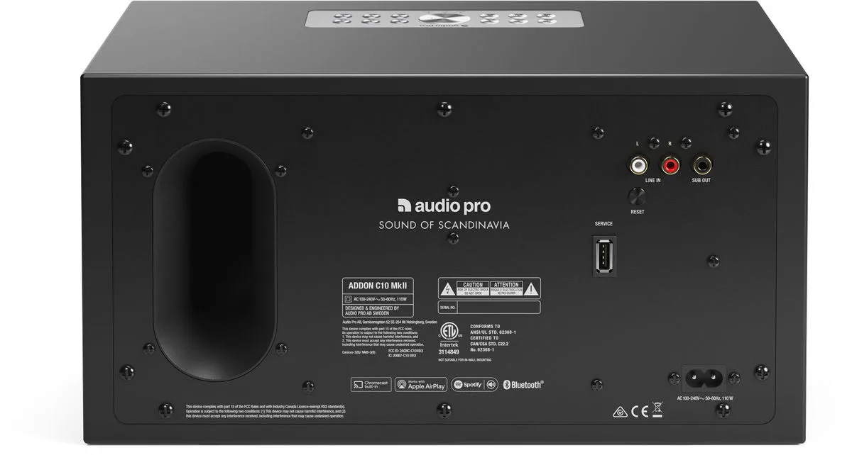 Audio Pro Addon C10 MKII Noir Enceintes connectées