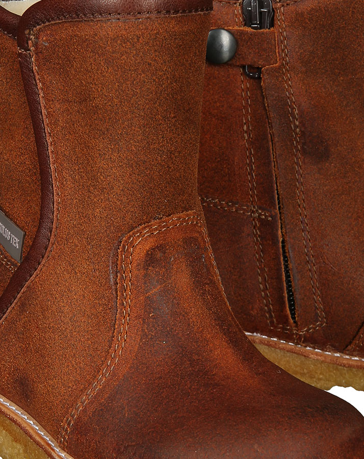Winterstiefel TEX STOVLE gefüttert in cognac