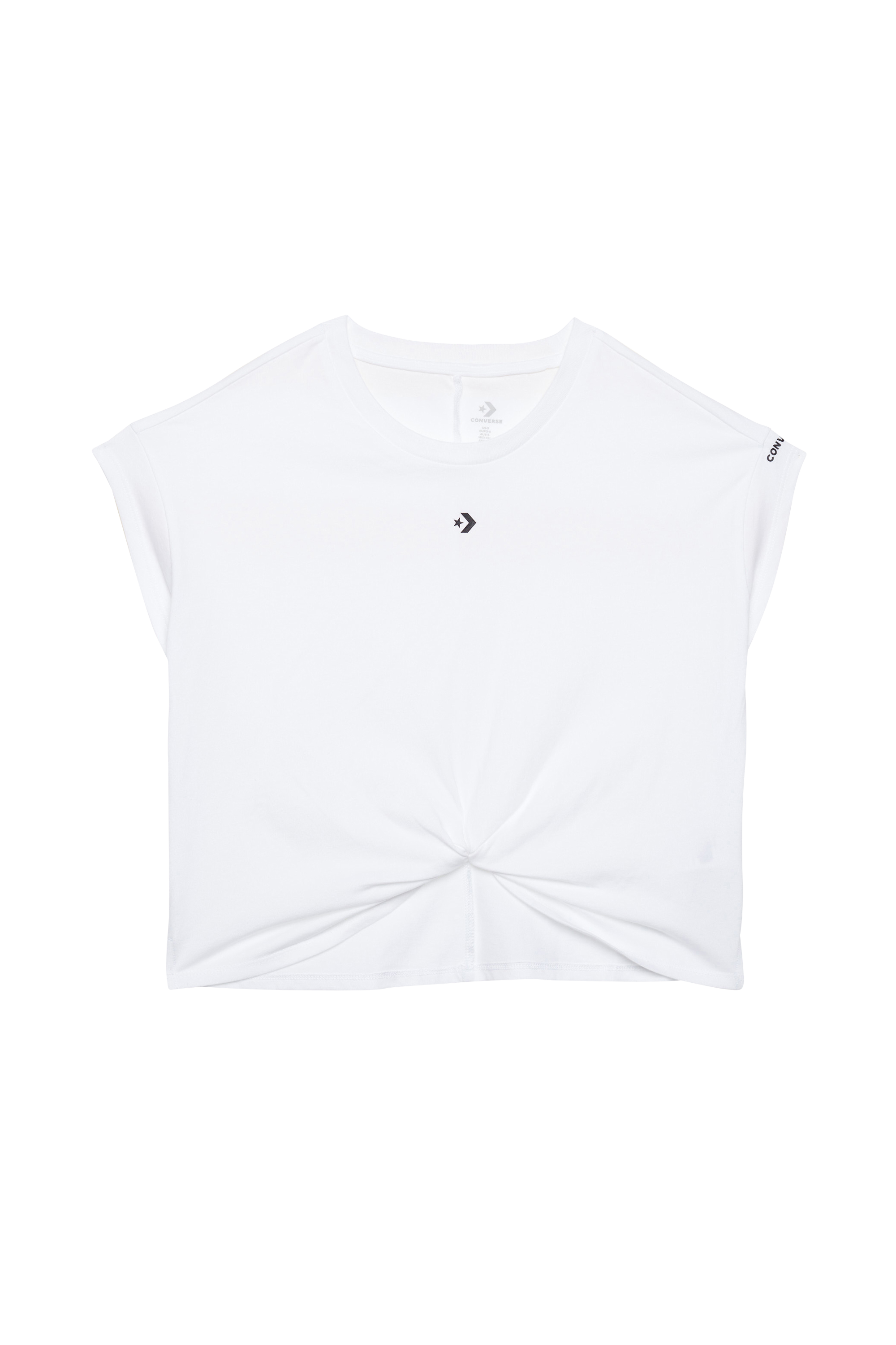 CONVERSE T-shirt WORDMARK TWIST Blanc
