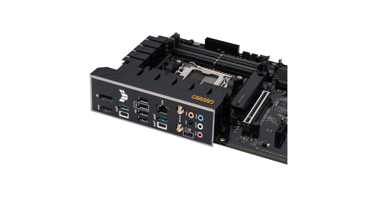 ASUSTUF Gaming B650-PLUS WIFI socket AM5 moederbord  (Zwart/lichtoranje, RAID, 2.5Gb-LAN, Wi-Fi 6, BT 5.2, Sound, ATX)