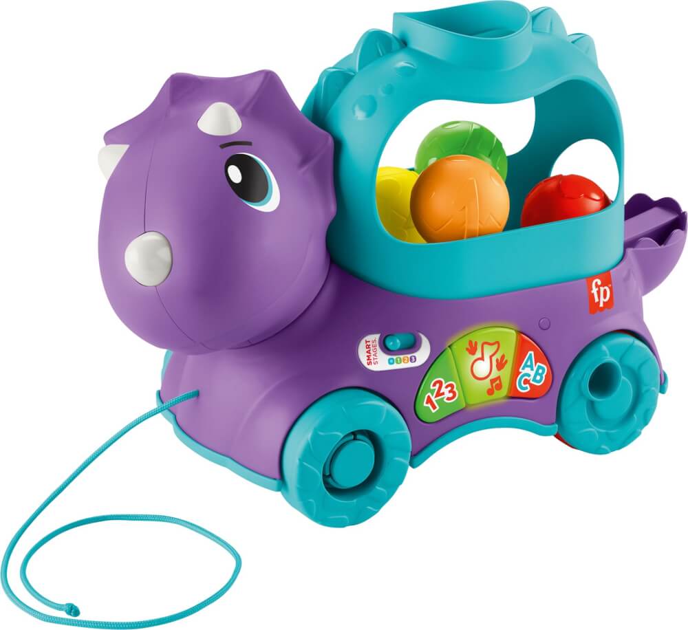 Mattel HNR54 Fisher-Price Bällespaß Nachzieh-Dino (D)