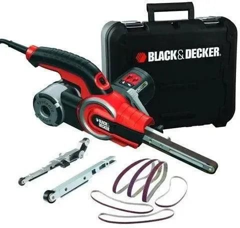 Black Decker KA902EK Bandschuurmachine   Kitbox 400W in koffer