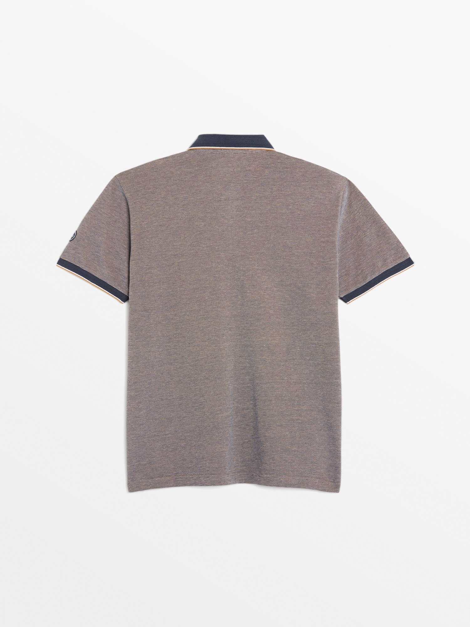 Polo Homme Manches Courtes Marron