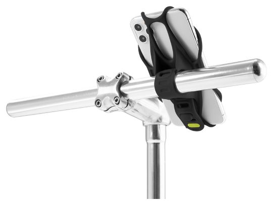 Bike Tie 3 Black : support pour téléphone (écran 5.8 à 7.2 pouces) - fixation guidon de vélo - Noir