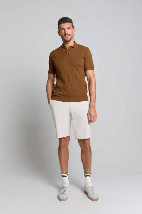 NO-EXCESS camel heren polo
