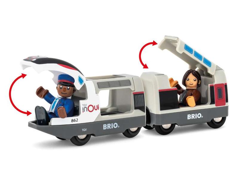 BRIO BRIO World TGV High-Speed Train Eisenbahn-Spielset