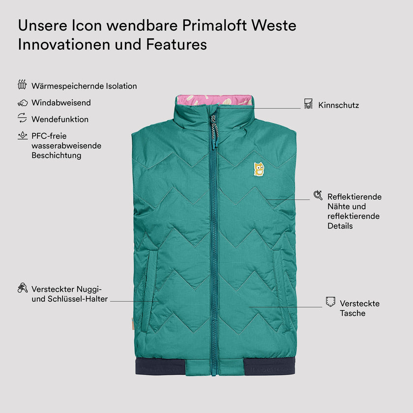 Icon wendbare PrimaLoft Weste 