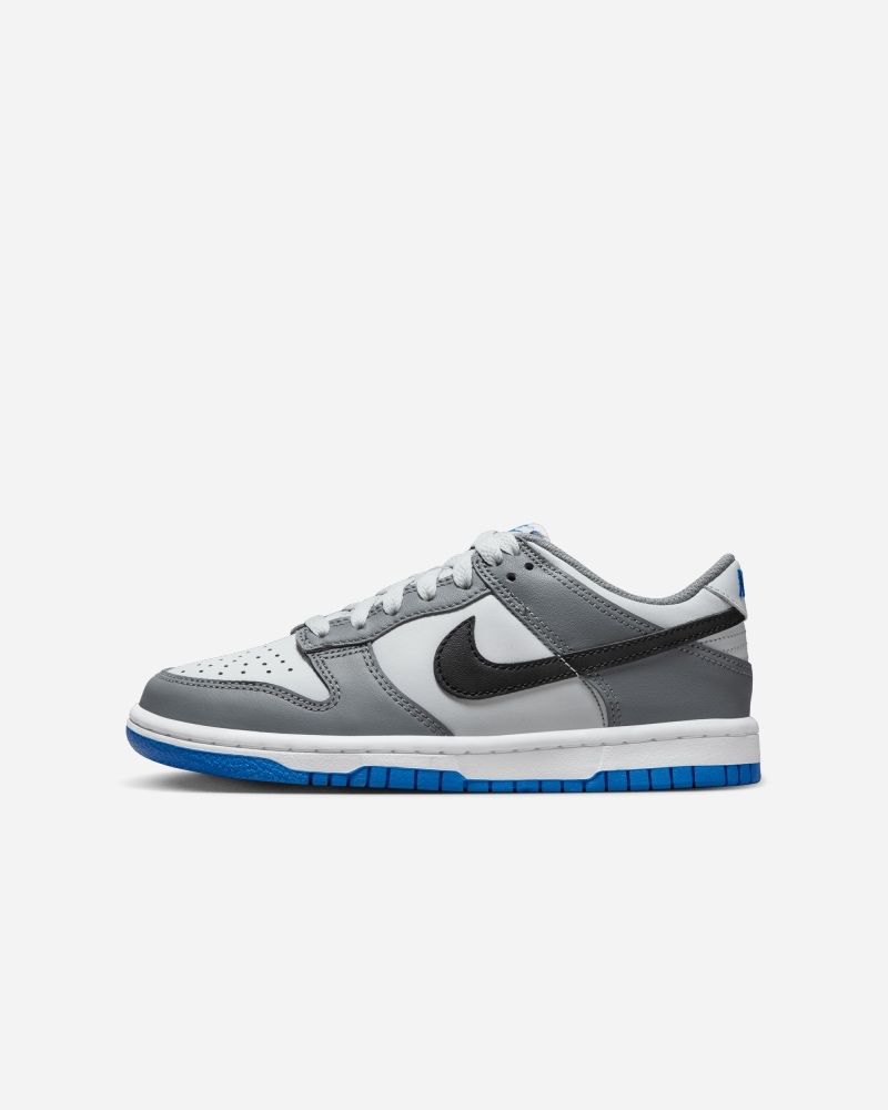 Chaussures Nike Dunk Low Gris & Noir pour enfant