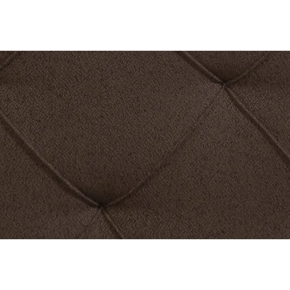 Boxspring Liv geruit - donkerbruin - 160x200 cm - slanke poot