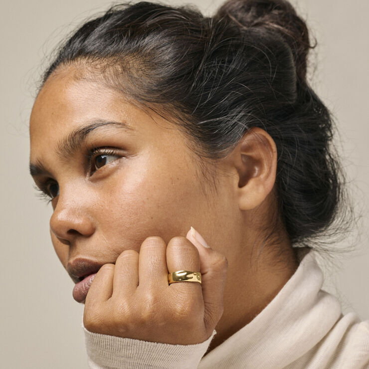 ENAMEL Copenhagen Ring, Sandra 925s/gp