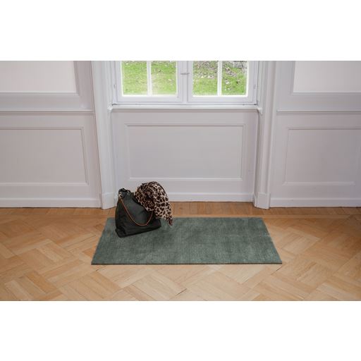 Tica Copenhagen Unicolor Gulvtæppe, Dusty Green, 67x120 cm