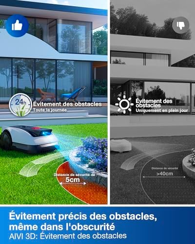 ECOVACS Goat O800 RTK Mähroboter Set – inkl. Mähroboter Garage für O800 RTK, ohne Begrenzungskabel, geeignet für 800m², LiDAR-gestützte RTK+Vision Navigation, Auto-Kartierung, präzises Kantenmähen