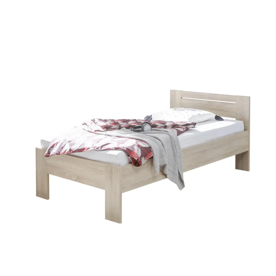 Eenpersoonsbed Sartre 90x200 - eik