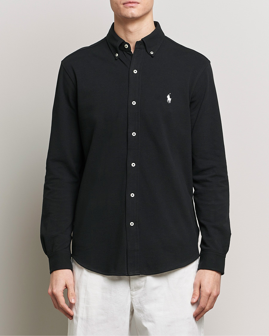 Polo Ralph Lauren Featherweight Mesh Shirt Polo Black