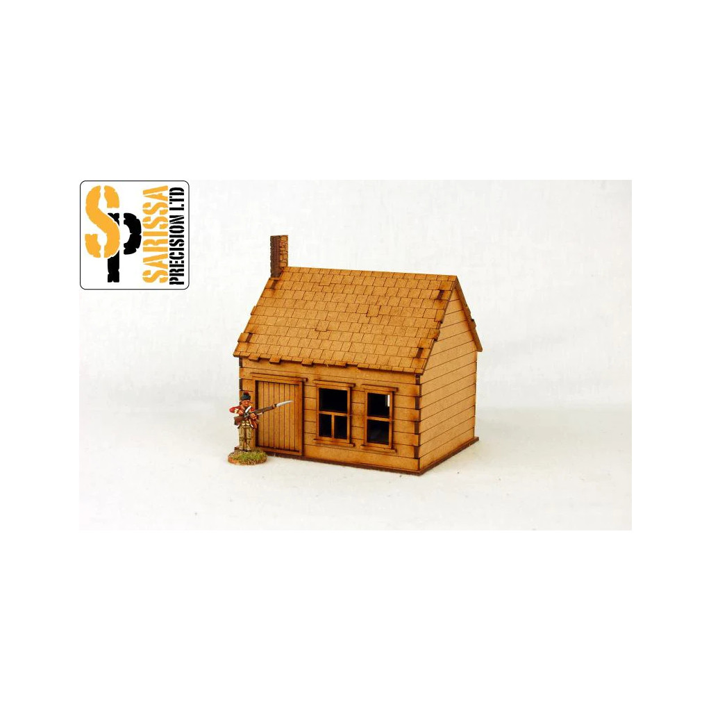 Old West: House with Stone Chimney 1