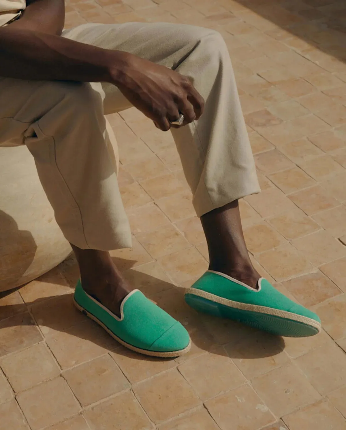 Espadrille en coton Angarde
