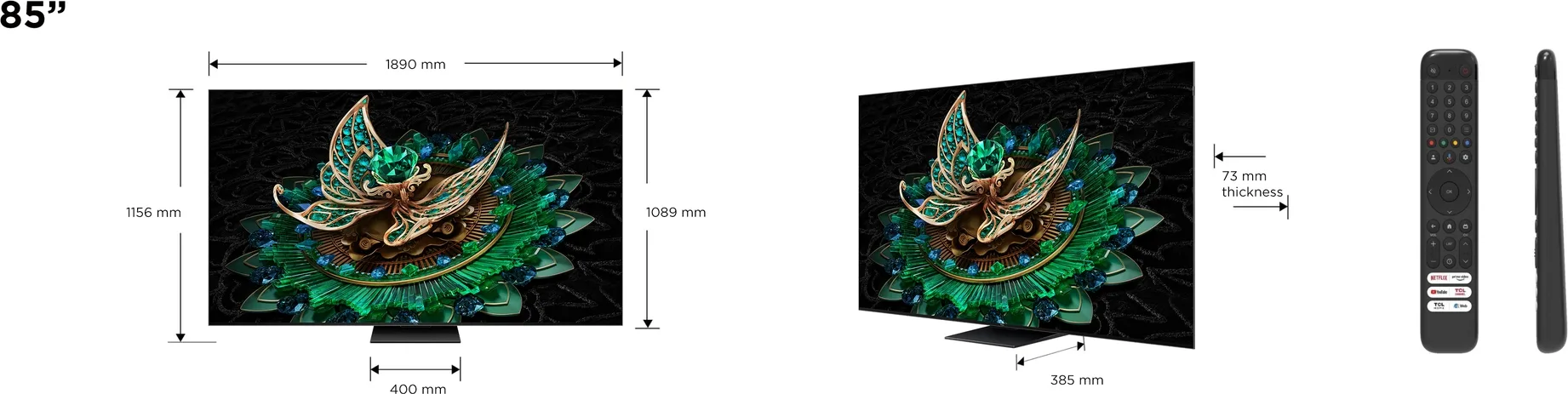 TCL 85Q9B TV QLED