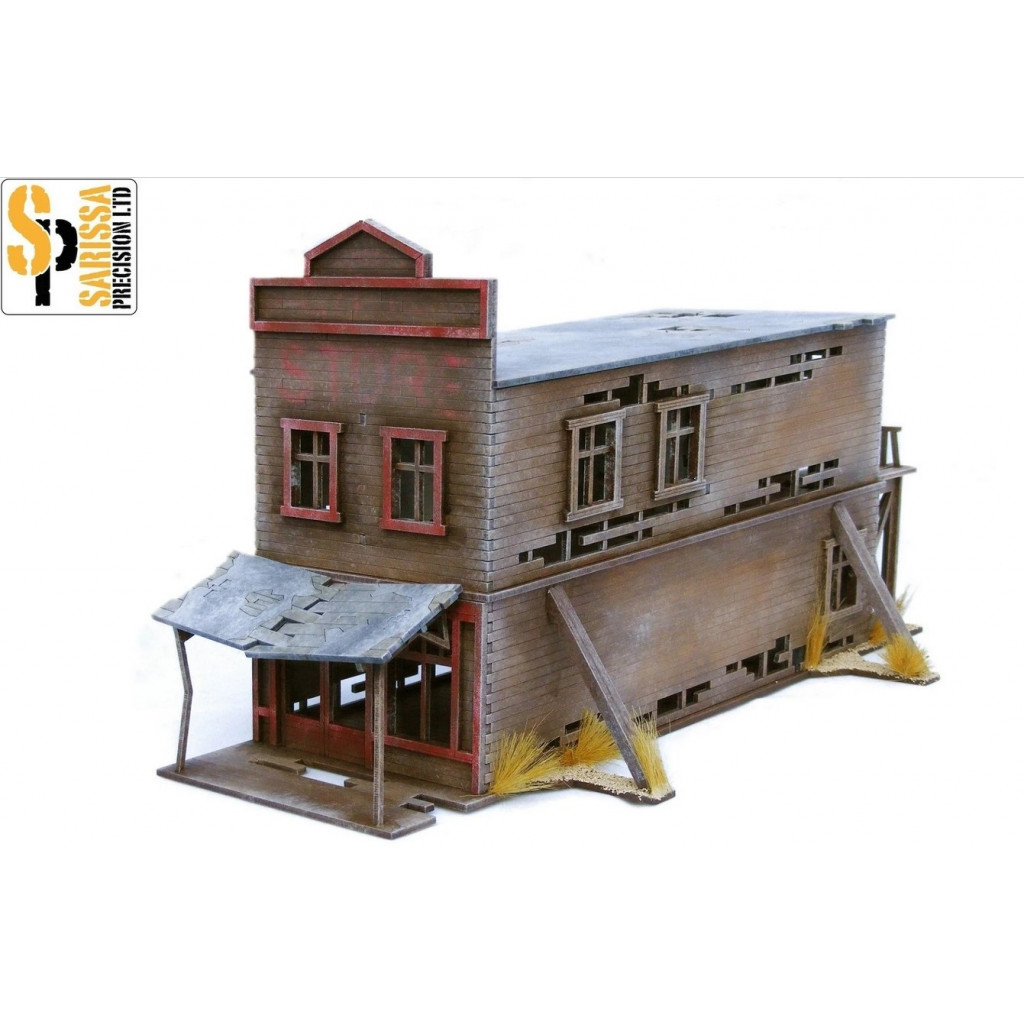 Old West Ghost Town Derelict Large Store 2