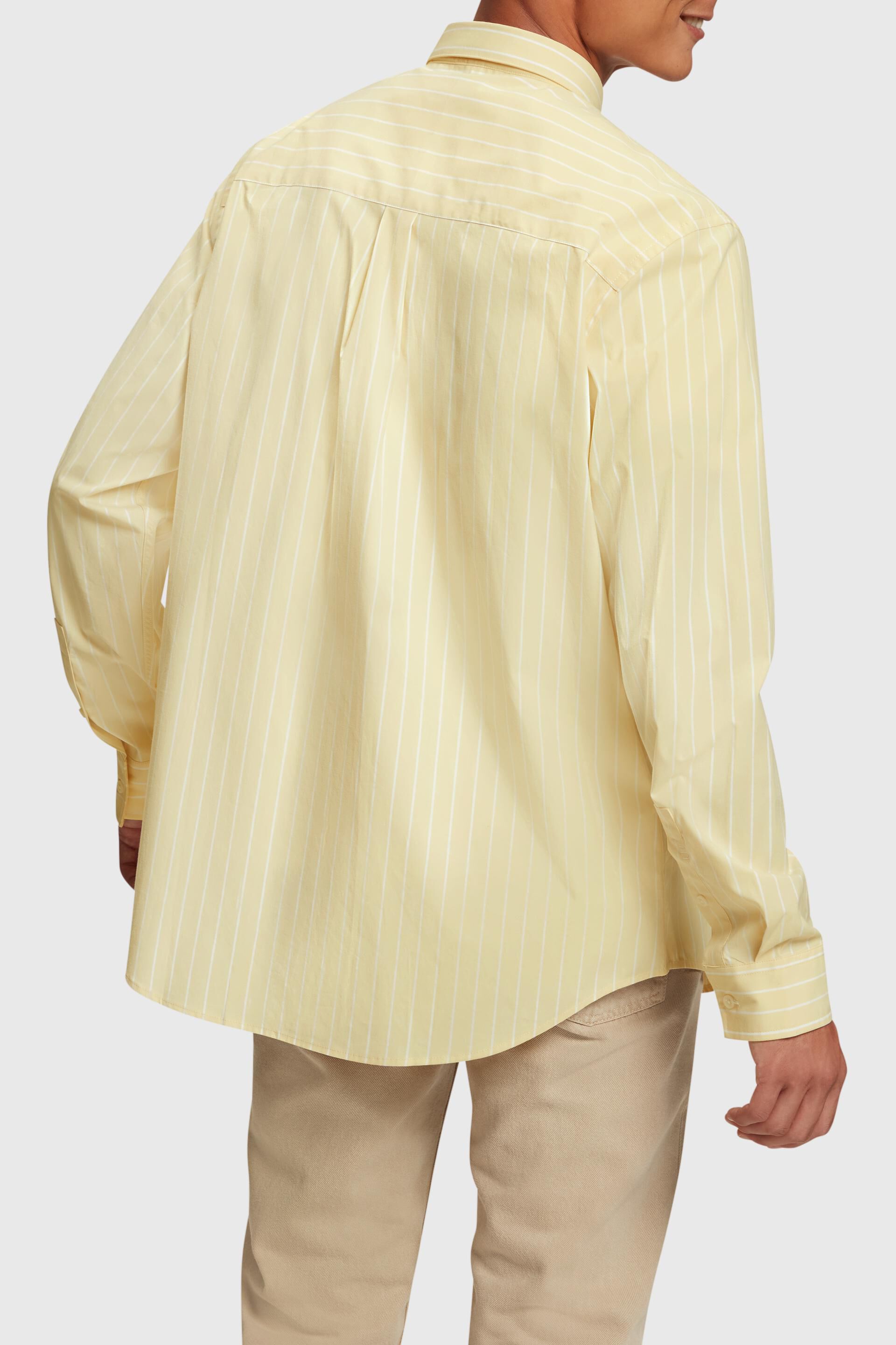 Chemise Relaxed Fit en popeline à rayures