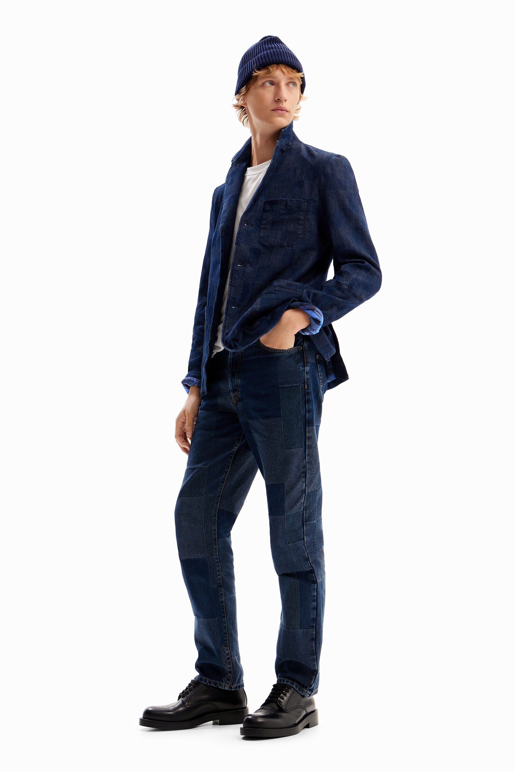 Blazer vaquera cuadros