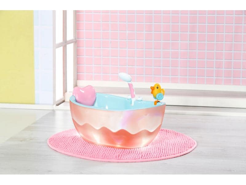 Baby Born Puppenzubehör Badewanne Musik-Badewanne mit echt funktionierendem Duschkopf