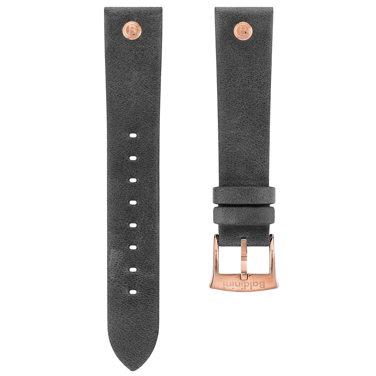 Baldinini Montre Femme en Cuir & cristaux Swarovski Adria gris foncé
