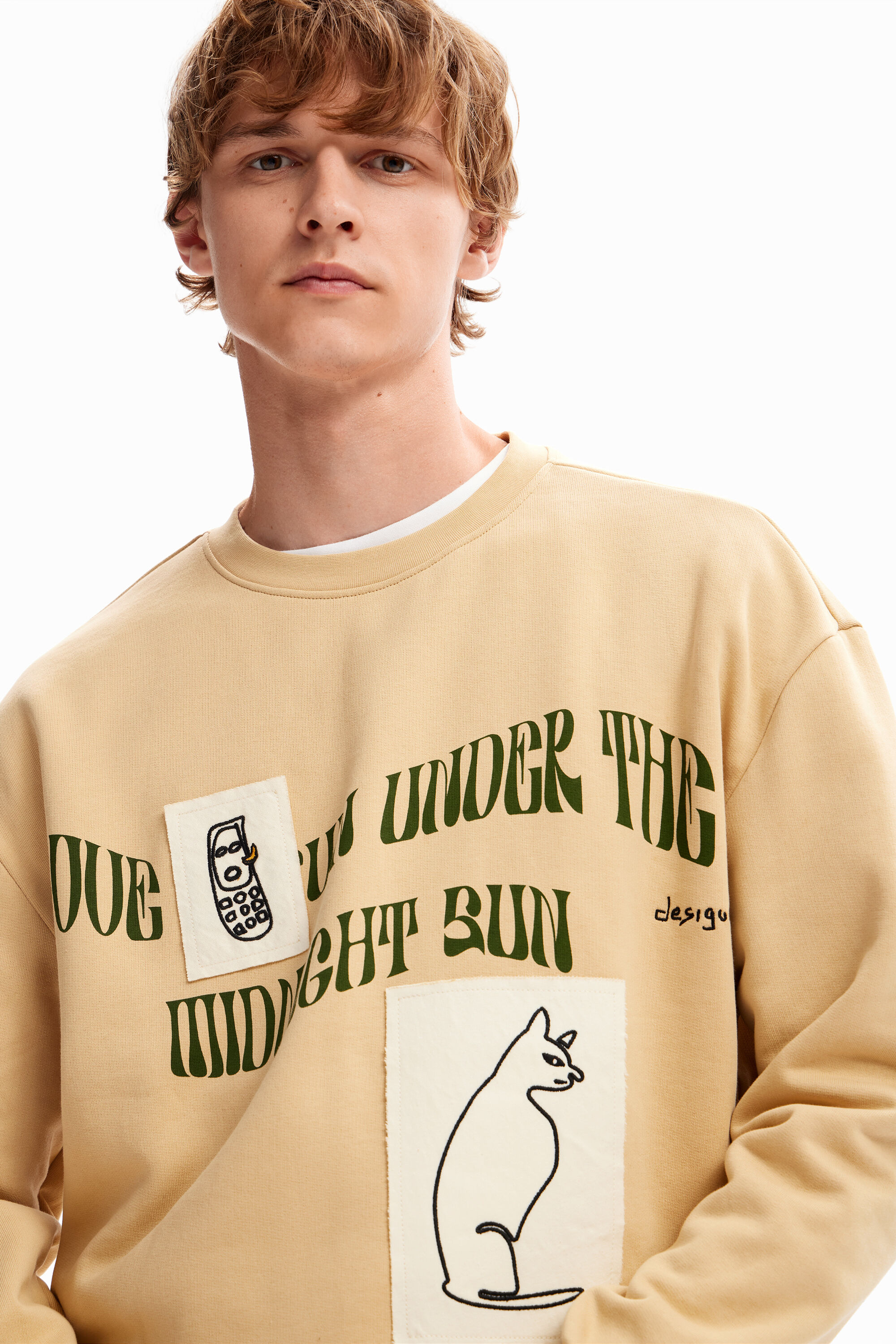 Sweat-shirt messages patchs