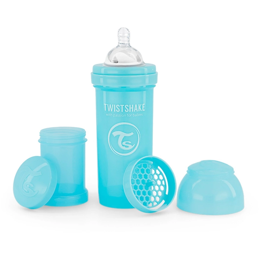 TWISTSHAKE Babyflasche Anti-Kolik 260 ml pastel blau